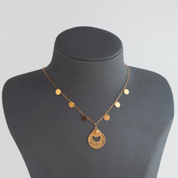 Aryash Necklace 21K Gold