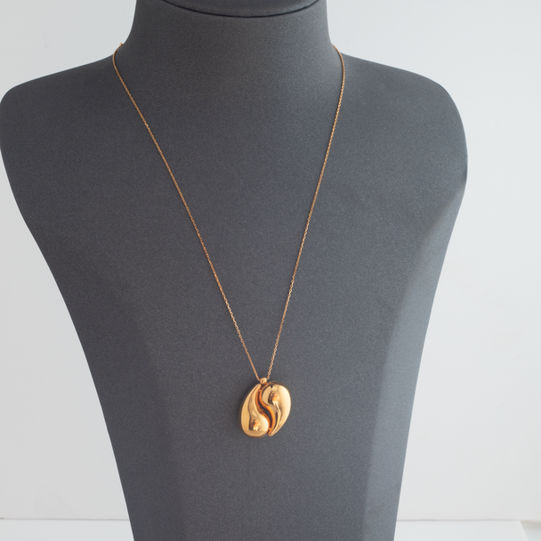 Bottega Necklace 21K Gold