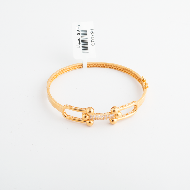 Branded Bangle 21K Gold
