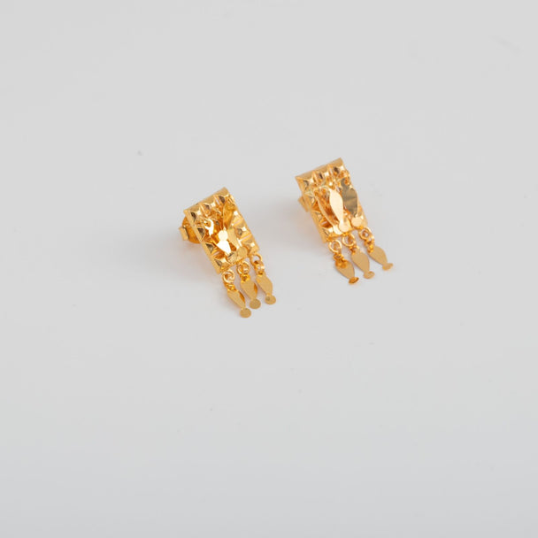 Bridal Lash Earring 21K Gold