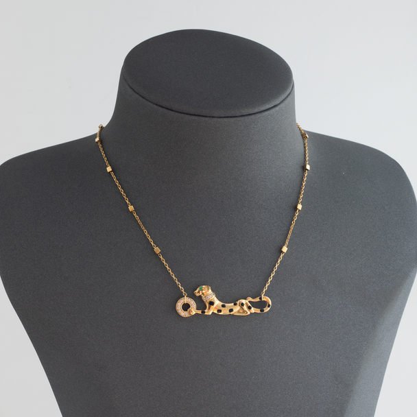 Cartier Tiger Necklace 21K Gold