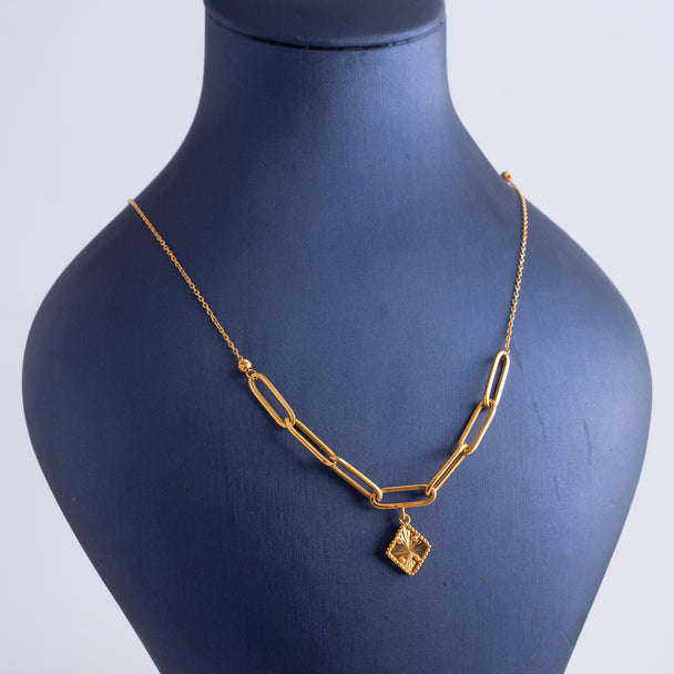 Chain Necklace 21K Gold