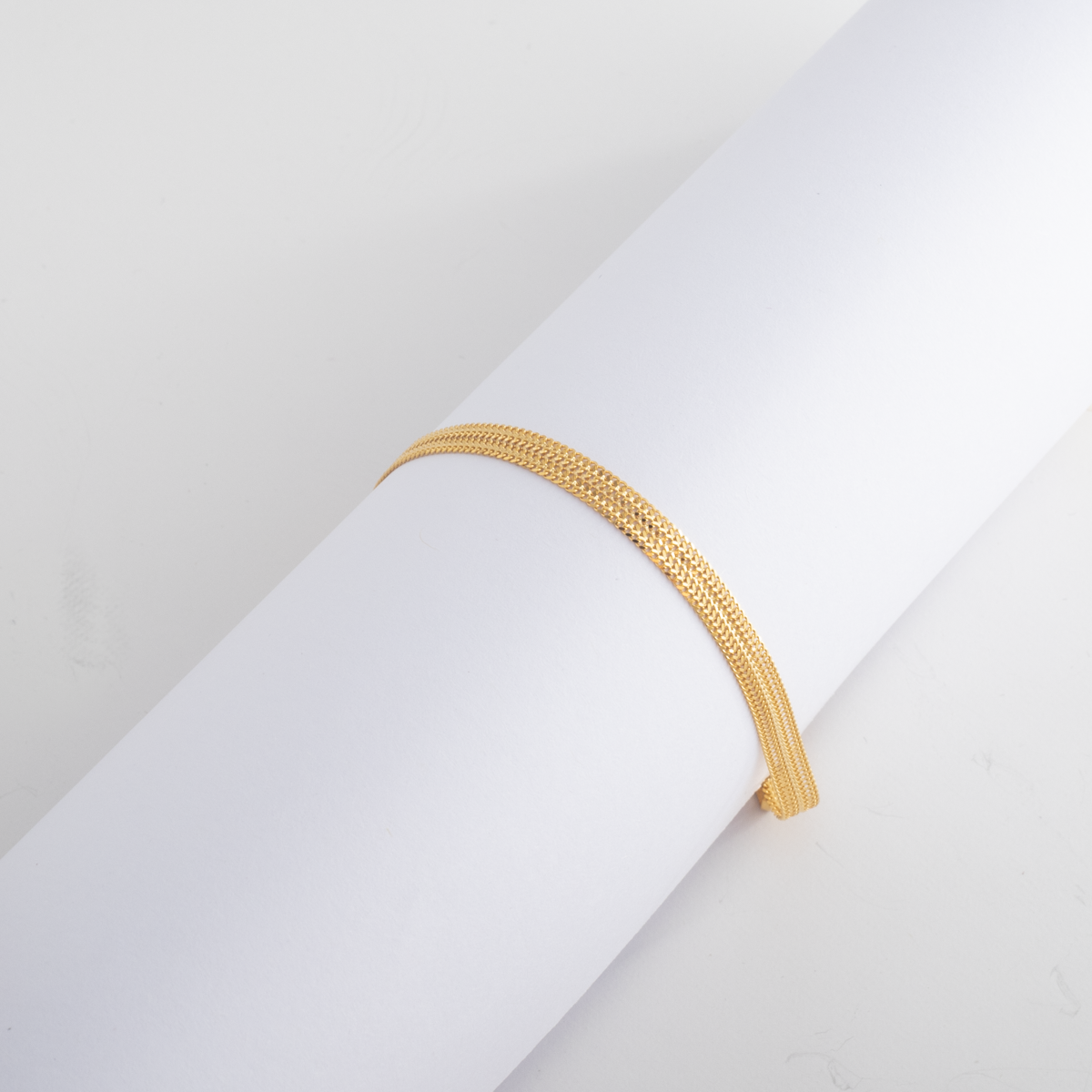 Flat Bracelet 21K Gold