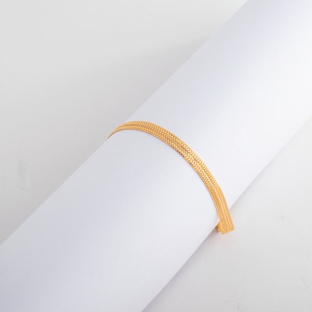 Flat Bracelet 21K Gold