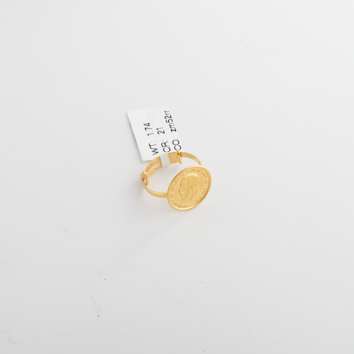 Free Size Ring 21K Gold