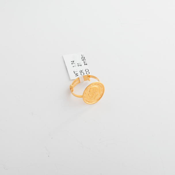 Free Size Ring 21K Gold