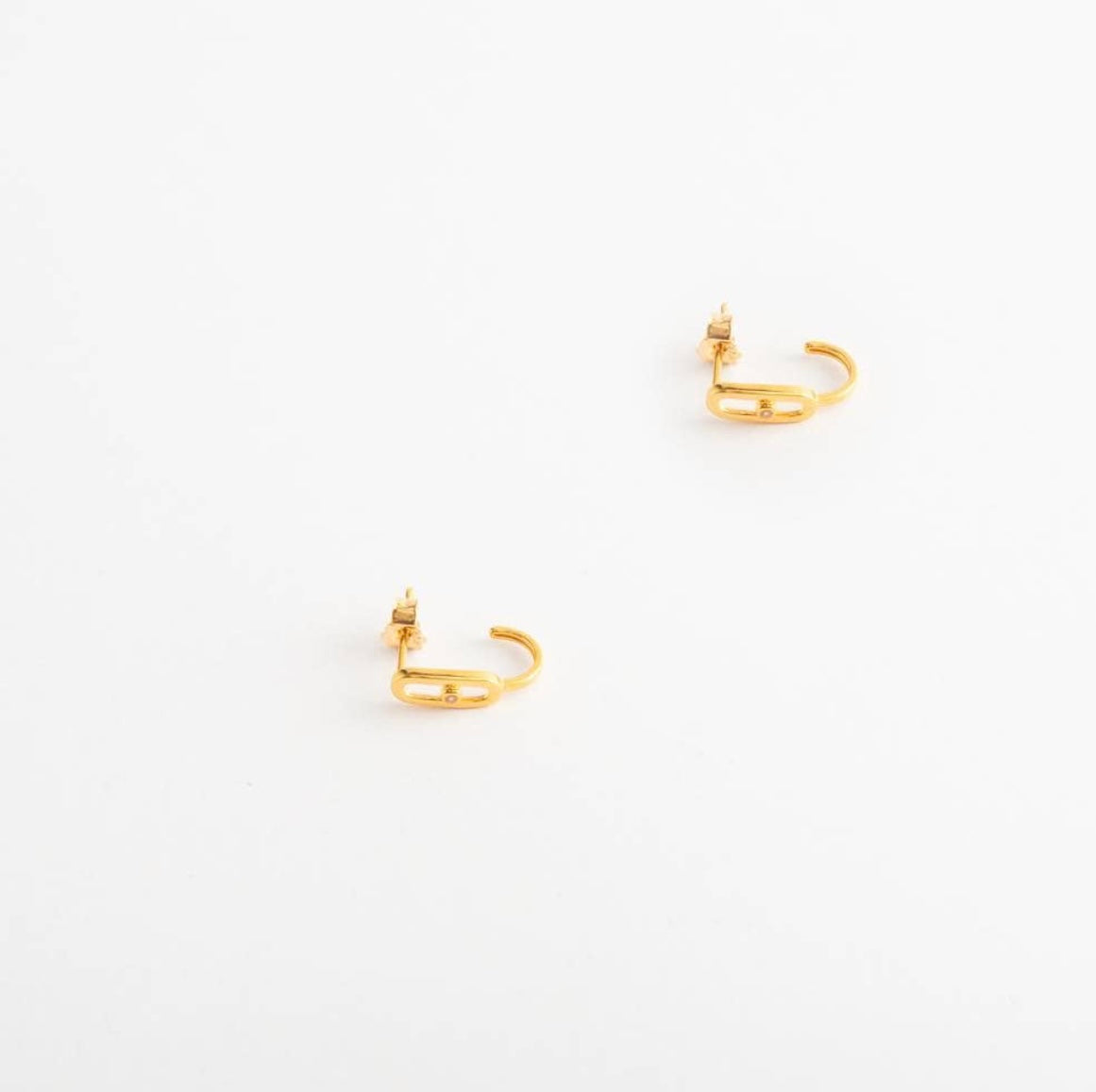 Gold Earring Set 21K Massika