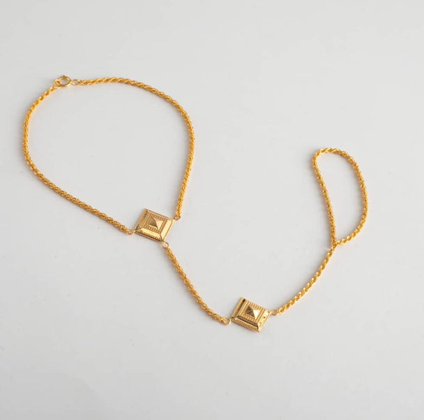Hand Gold Chain 21K Jabers