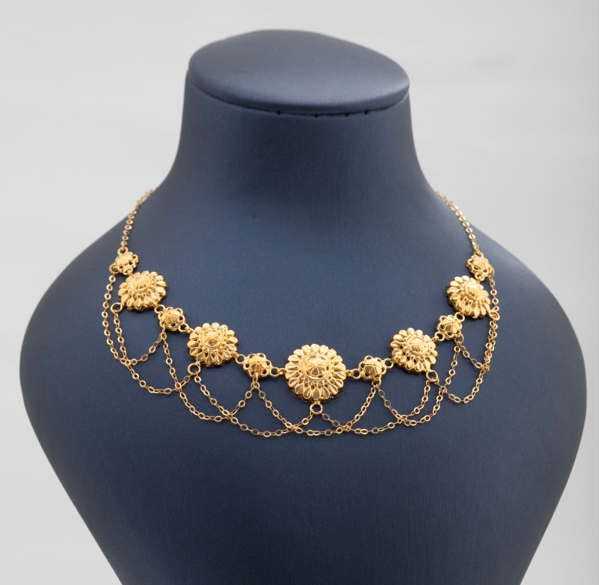 Jabers Necklace 21K Gold