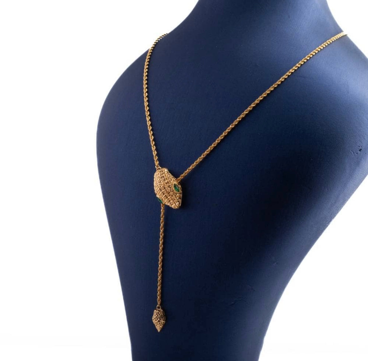 Lariat Necklaces 21K Snake