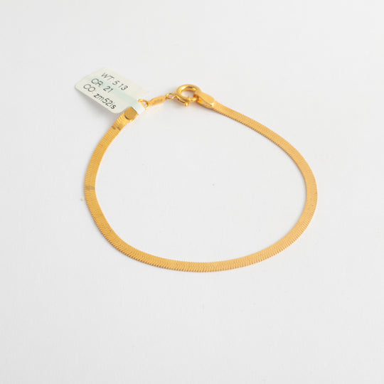 Luxury Snake Bracelet 21K Gold