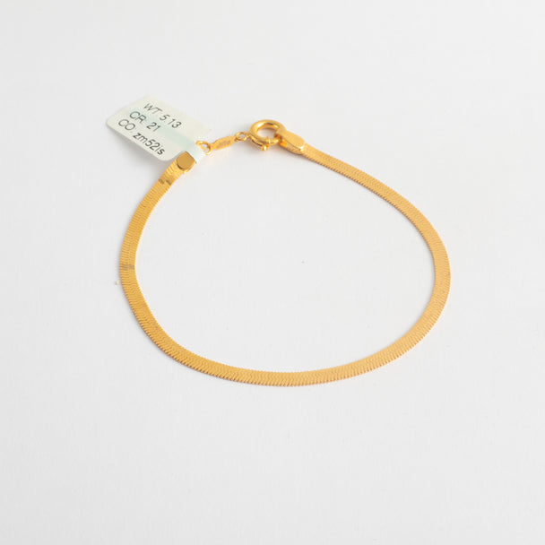 Luxury Snake Bracelet 21K Gold