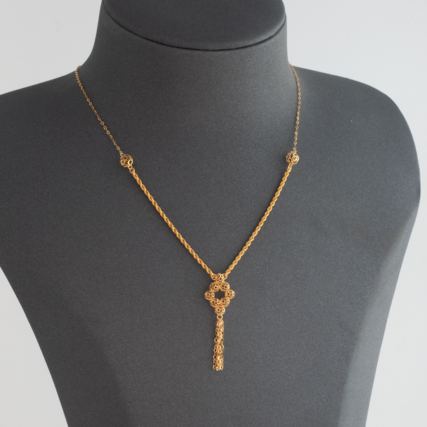 Maryam Trendy Necklace 21K Gold