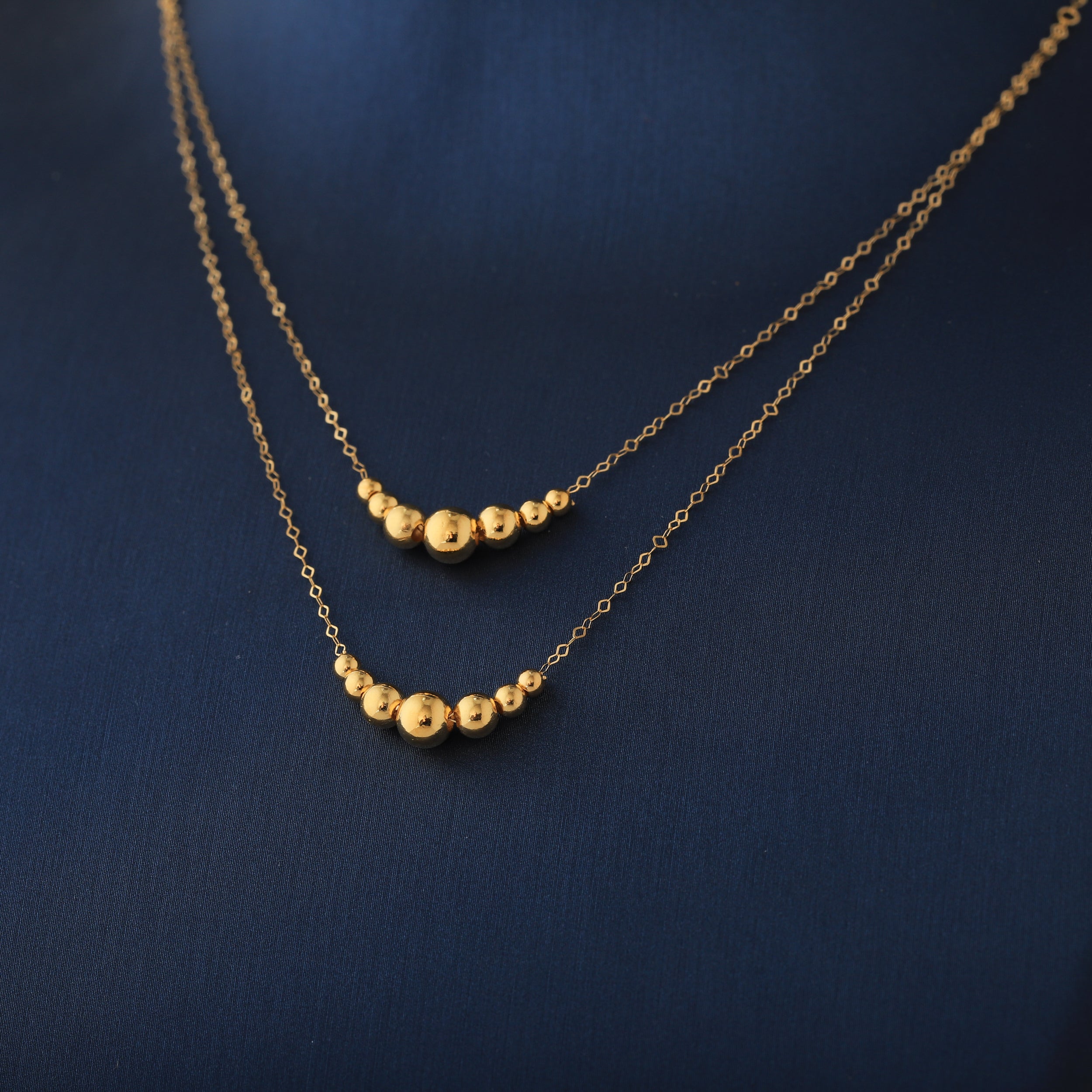 Nanolight Double Sided Necklace 21K Gold