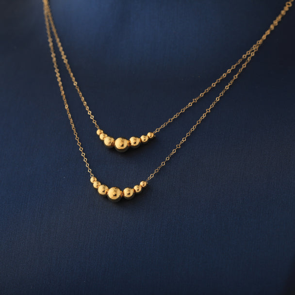 Nanolight Double Sided Necklace 21K Gold