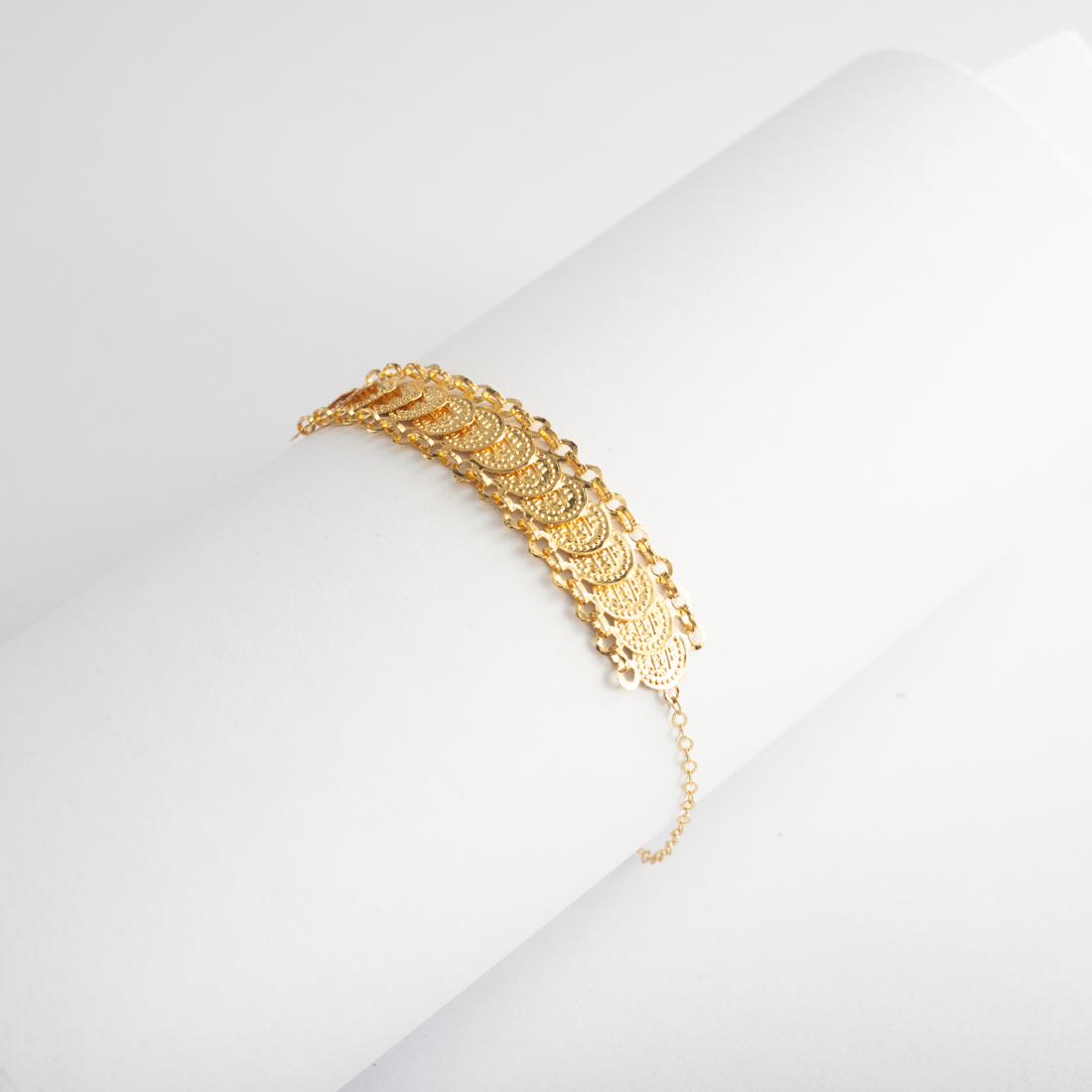 Pound bracelet 21K Gold