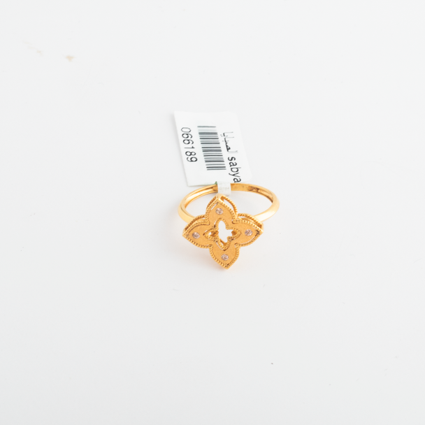 Roberto Coin Matte Ring 21K Gold