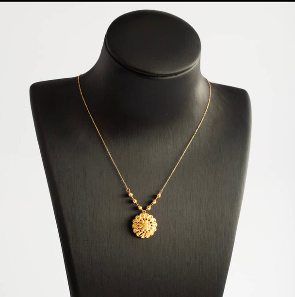 Rose Gold Necklace Women 21K 