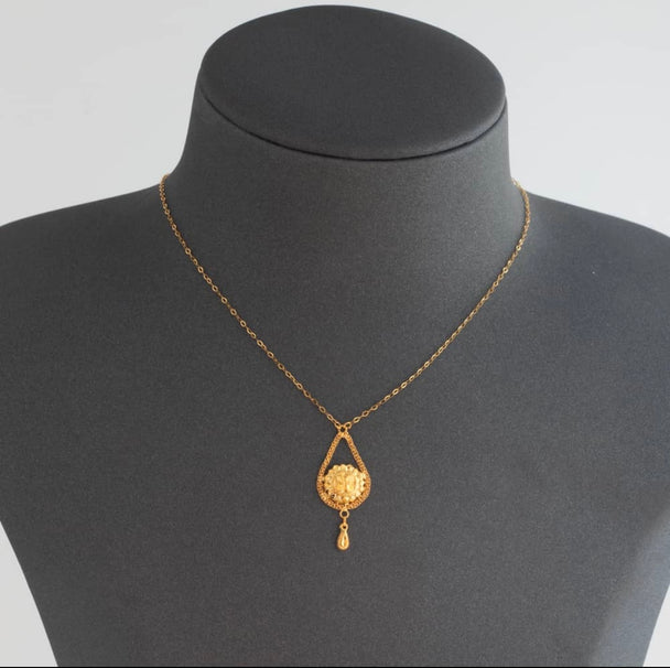 Solid Gold Necklace 21K Jabers