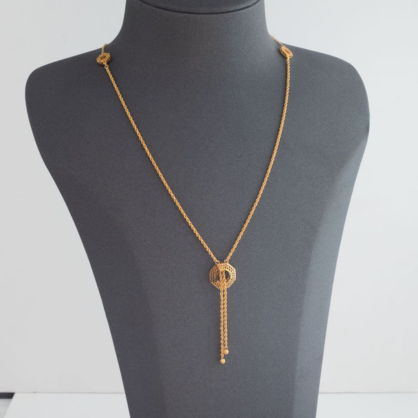 Trendy Necklace 21K Gold