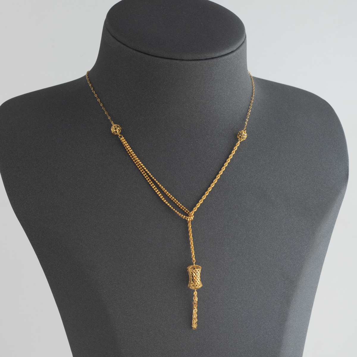 Trendy Necklace 21K Gold