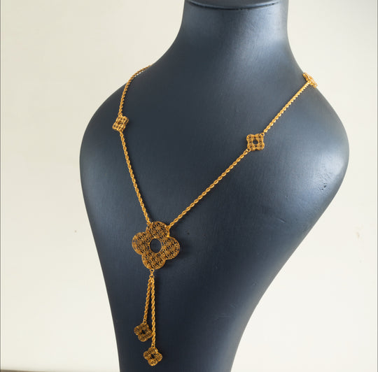 Twisted Longchain 21K Gold