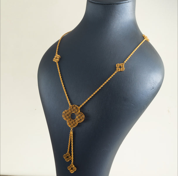 Twisted Longchain 21K Gold