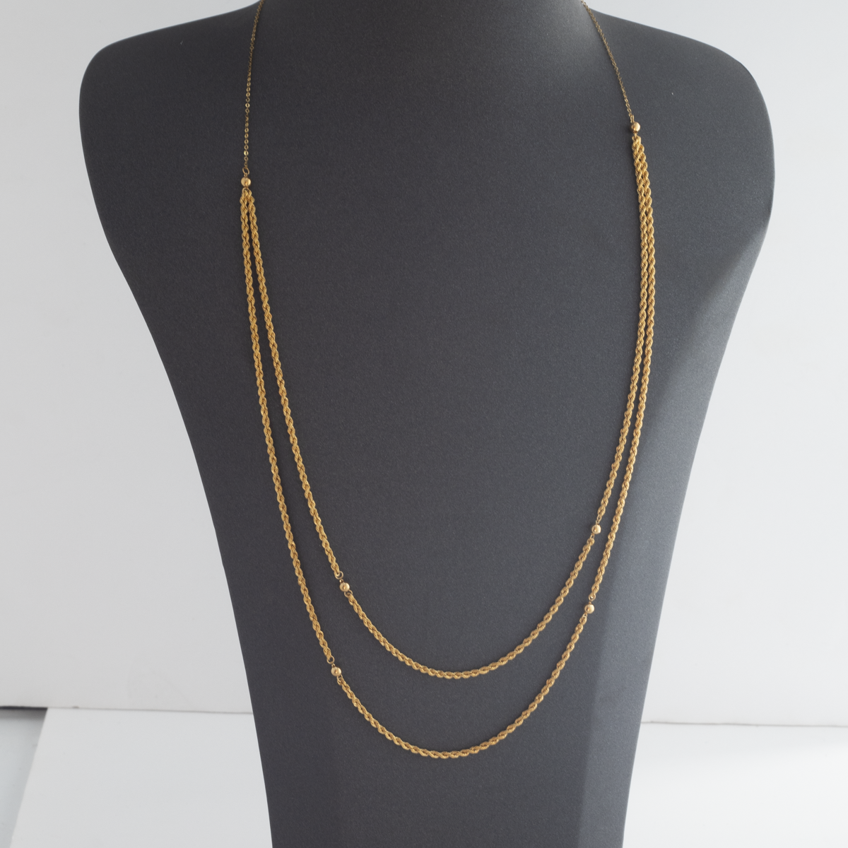 Twisted Longchain 21K Gold
