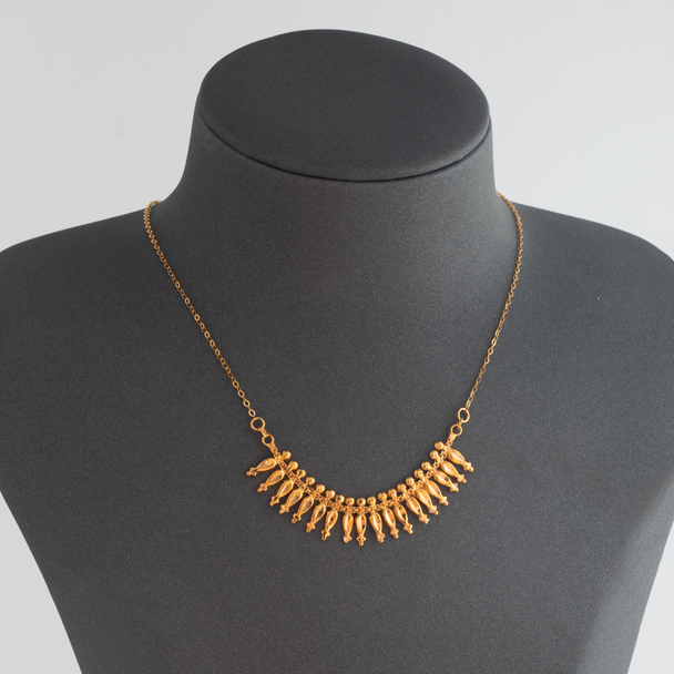 Yasmina Necklace 21K Gold