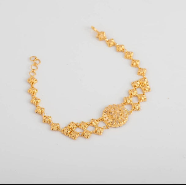 gold chain bracelet 21k