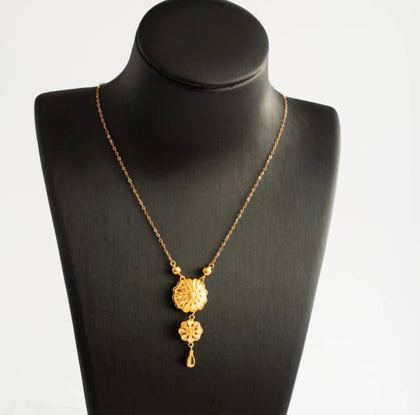 necklace bead chain 21k
