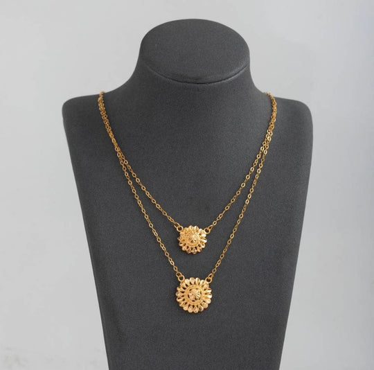 rose gold necklace chain 21k