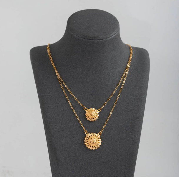 rose gold necklace chain 21k